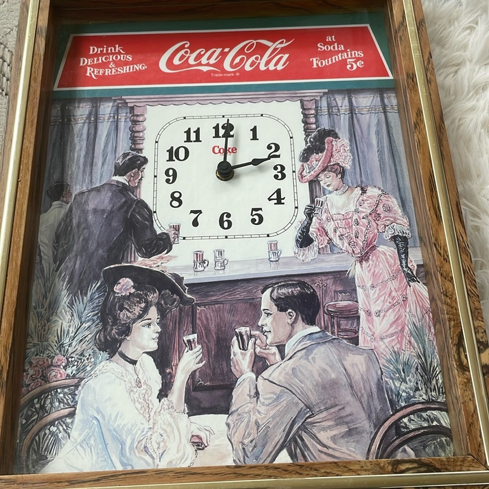 Vintage Coca-Cola Clock
